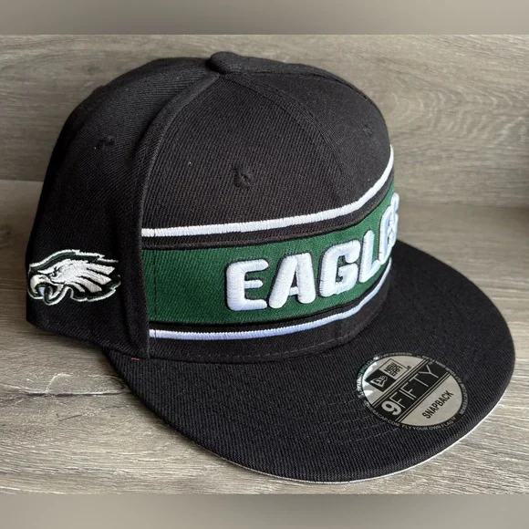 Philadelphia Eagles NFL New Era Snapback Hat (Brand New) - Picture 2 of 4